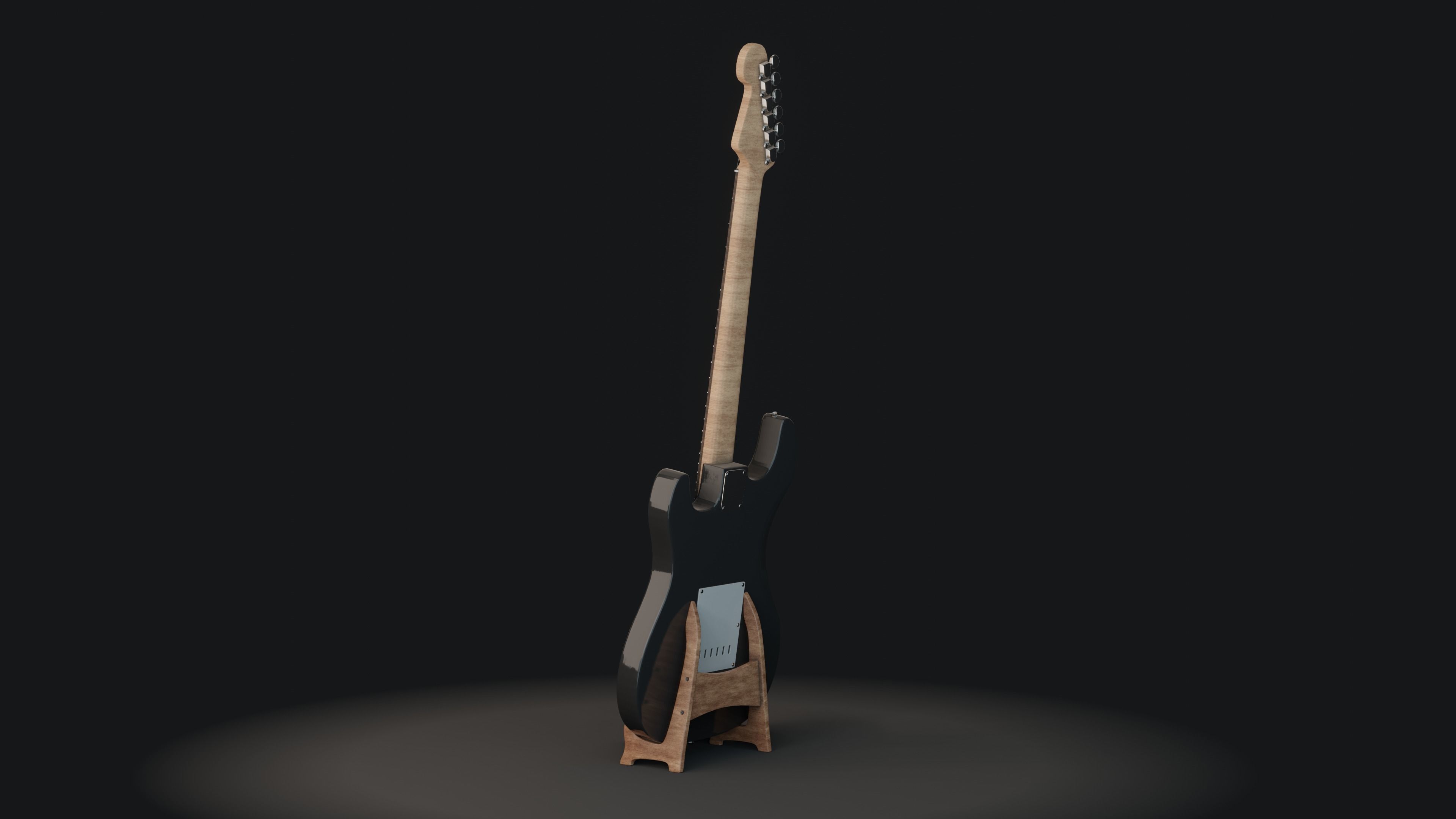 Electric Guitar 3D model_3