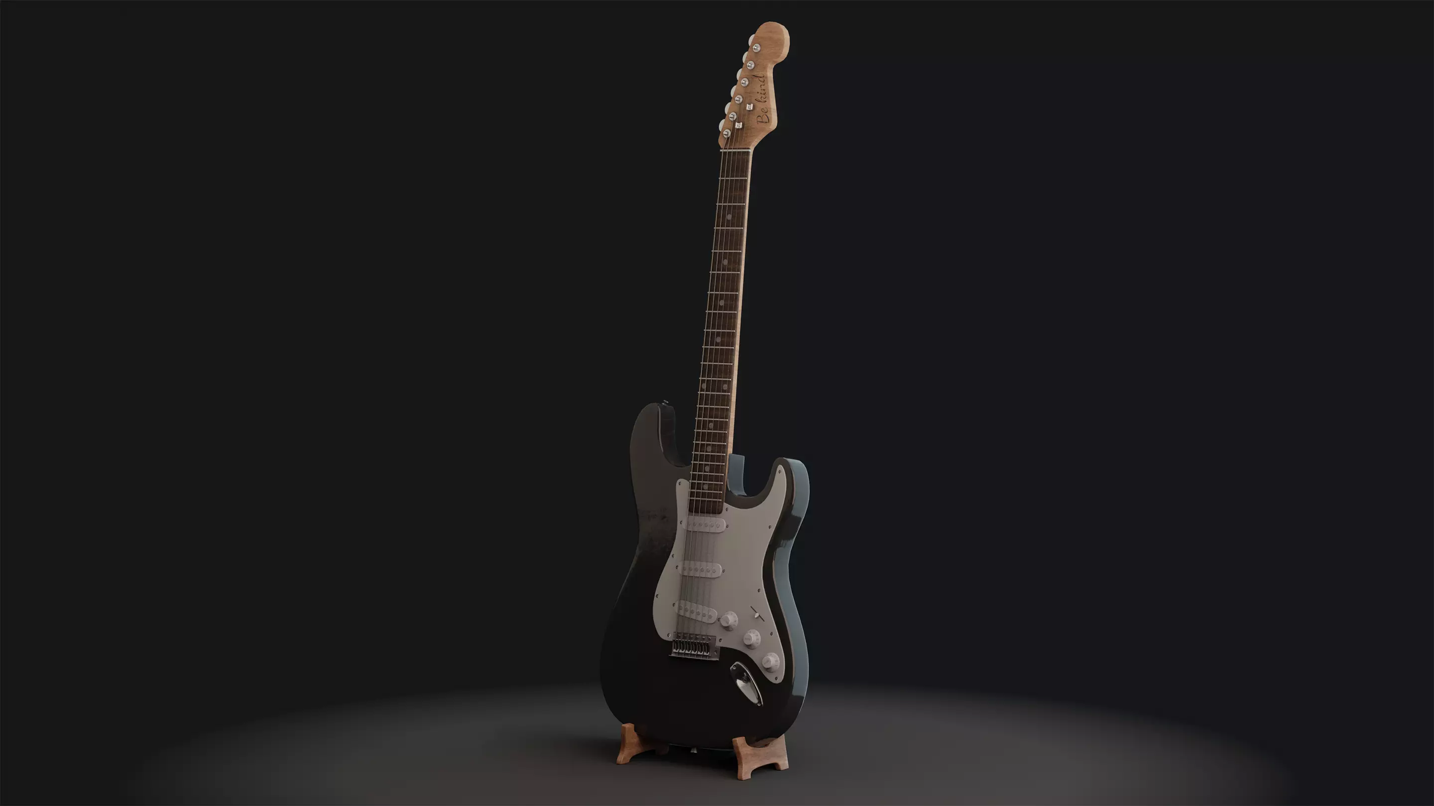 Electric Guitar 3D model_0