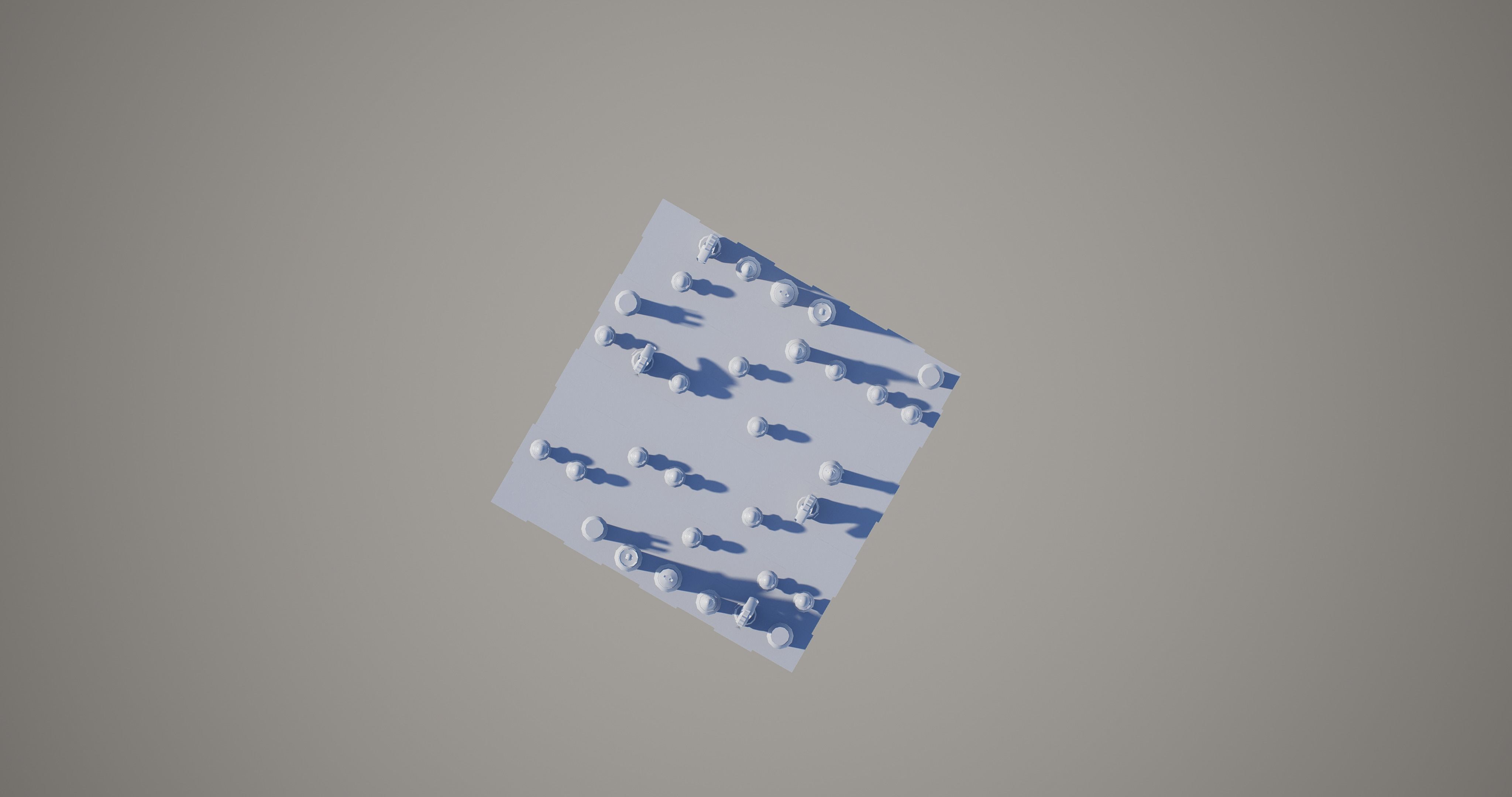 Free Simple Chess Set Free low-poly 3D model_2