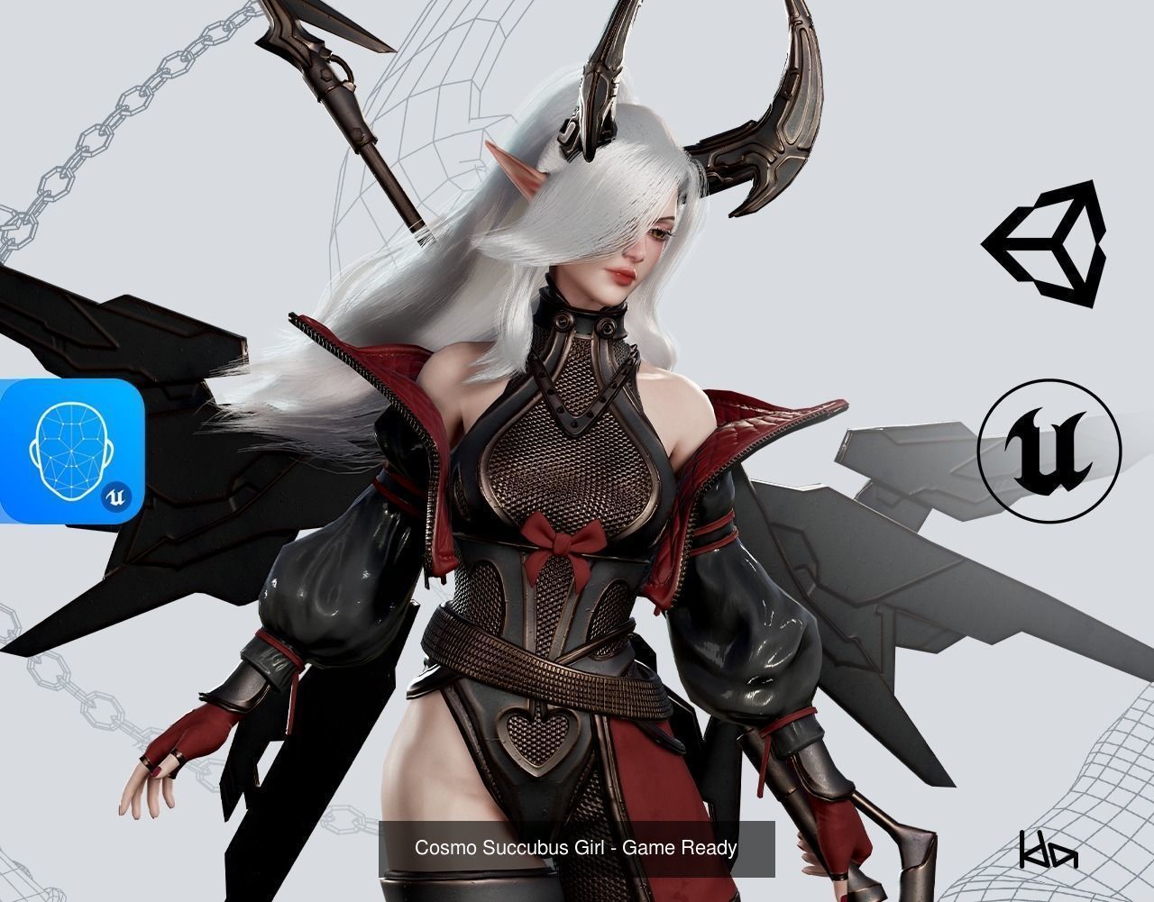 Cosmo Girls 3D Model Collection_11