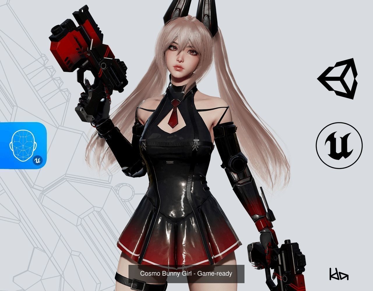 Cosmo Girls 3D Model Collection_9