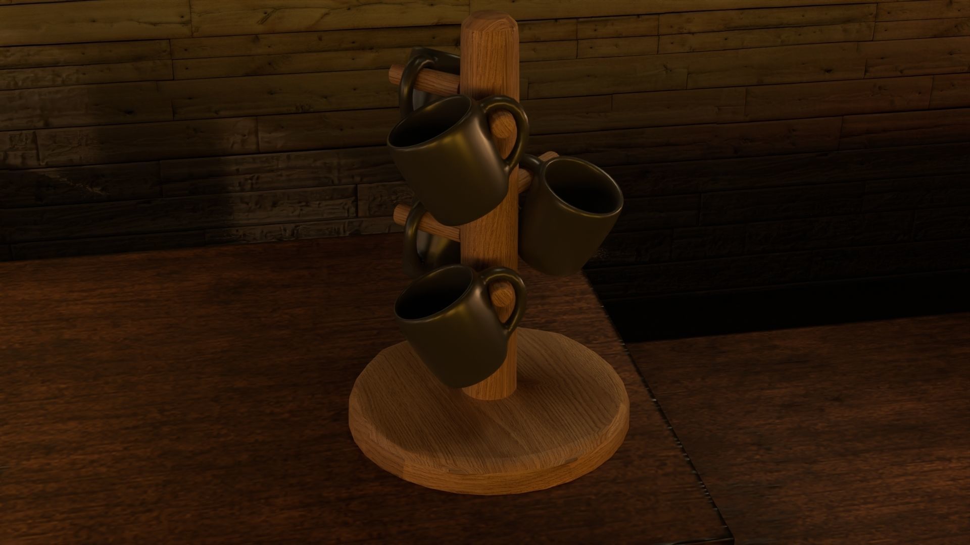 Coffee Shop 3D model_4
