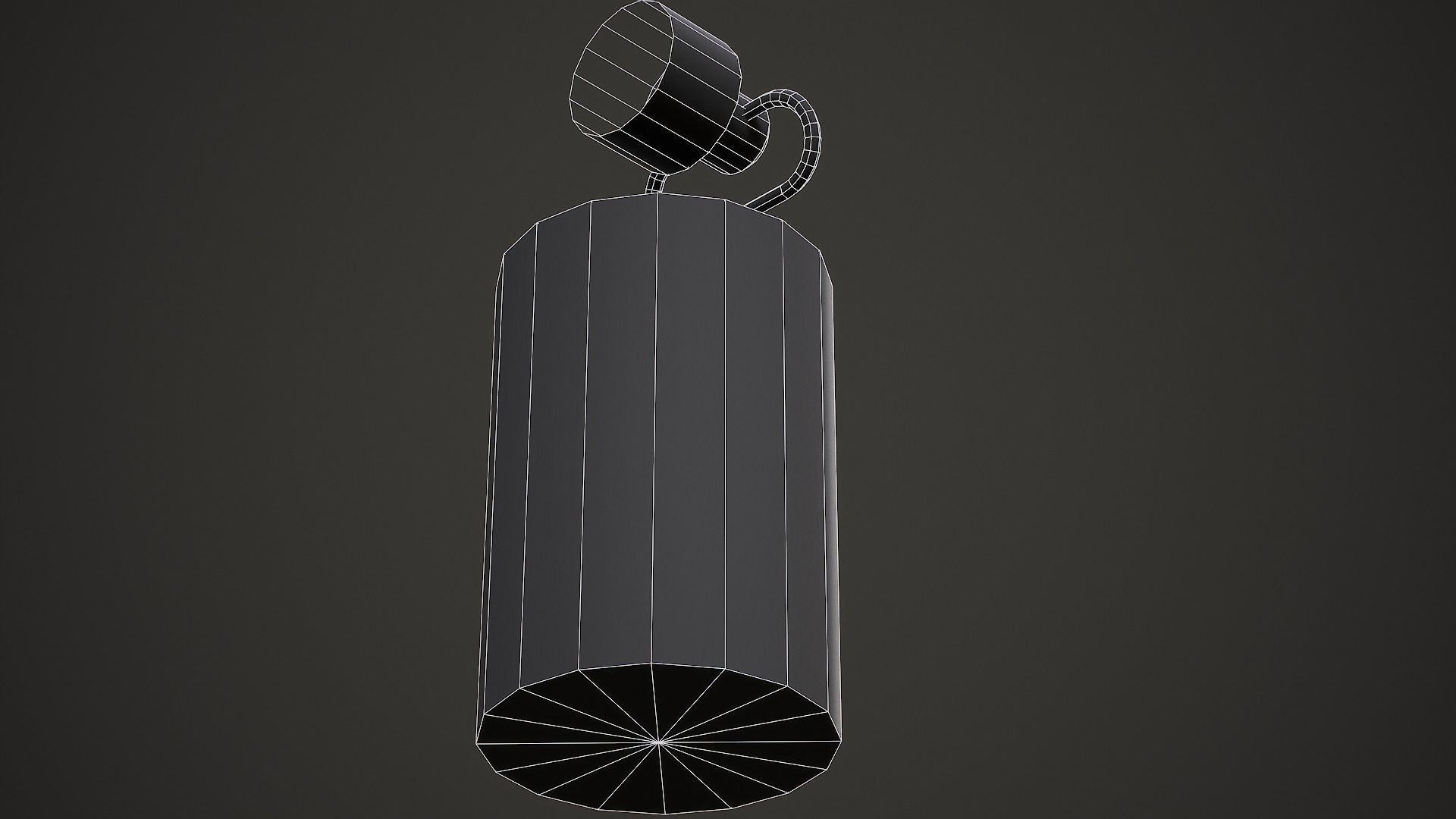 Barrel Weapon Charm - Low Poly Game Ready Low-poly 3D model_13