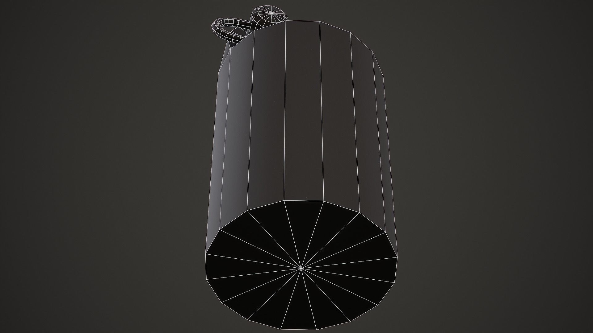 Barrel Weapon Charm - Low Poly Game Ready Low-poly 3D model_11