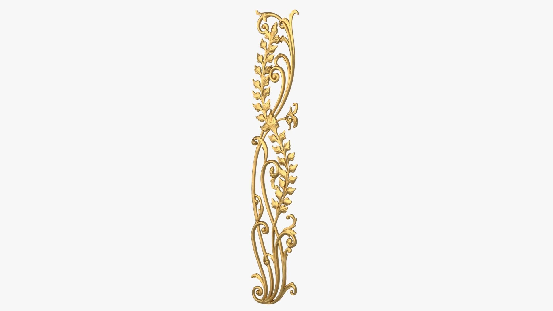 Classic decor ornament 256 3D model_2