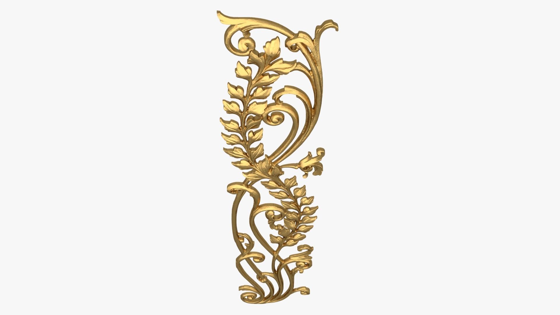 Classic decor ornament 256 3D model_4