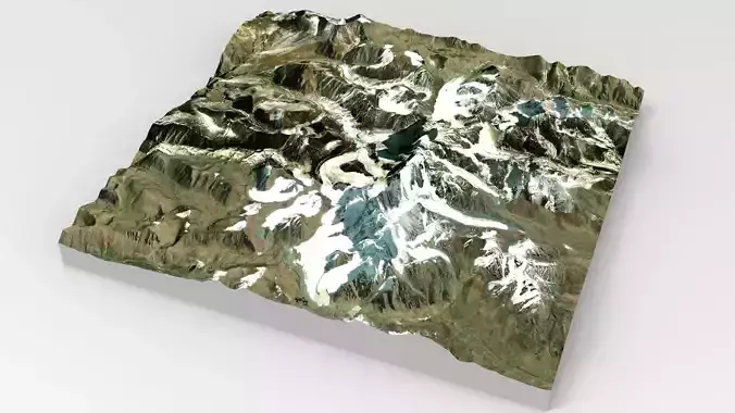 Mountain landscape Bogdo Ula Peak