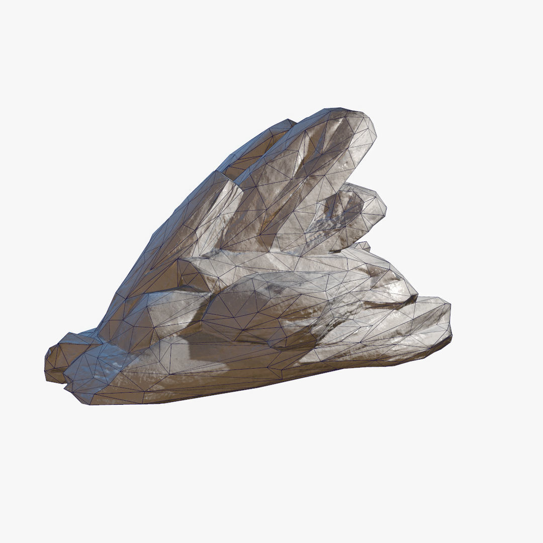 Sea Rock 1 PBR Low-poly 3D model_8