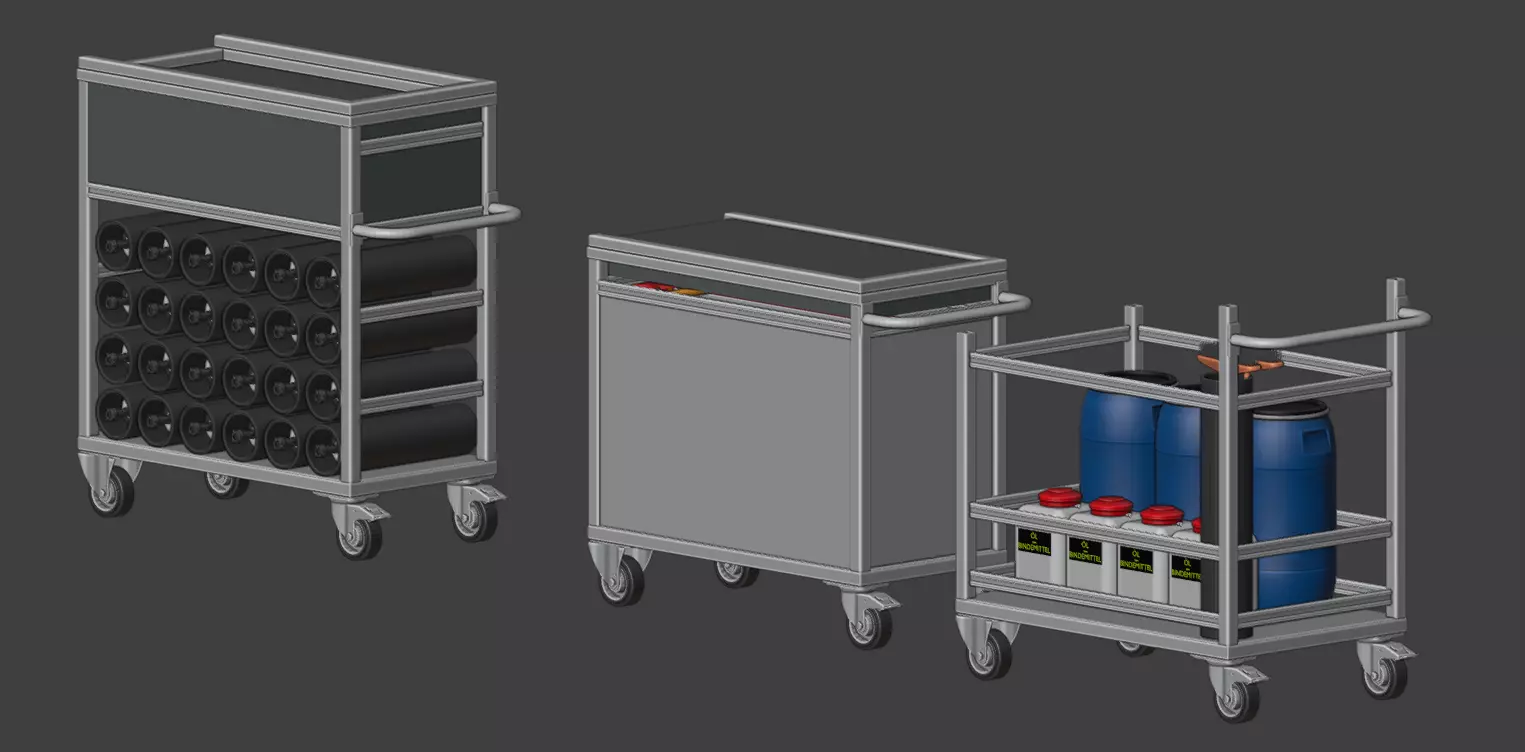 Rollwaegen 3D model_0