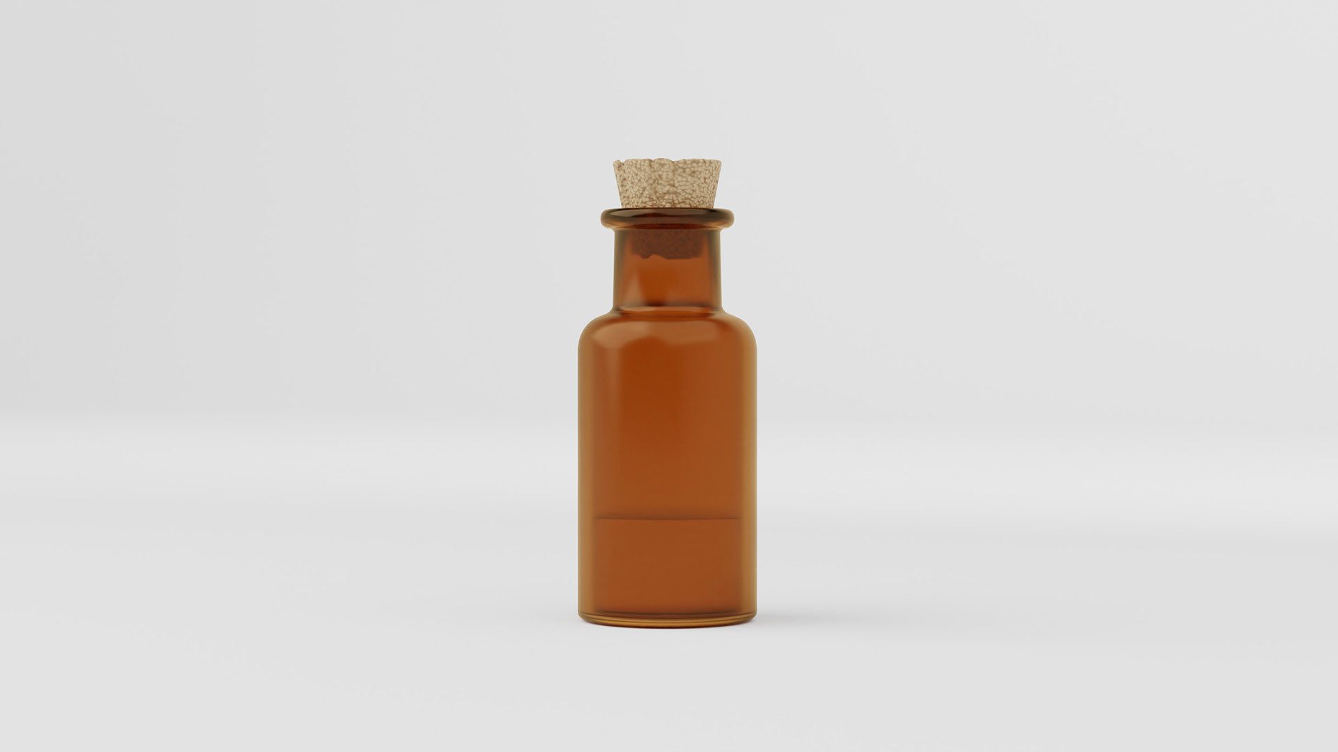 3D model Medical Lab Chemical Bottle low poly Realistic 3D model VR