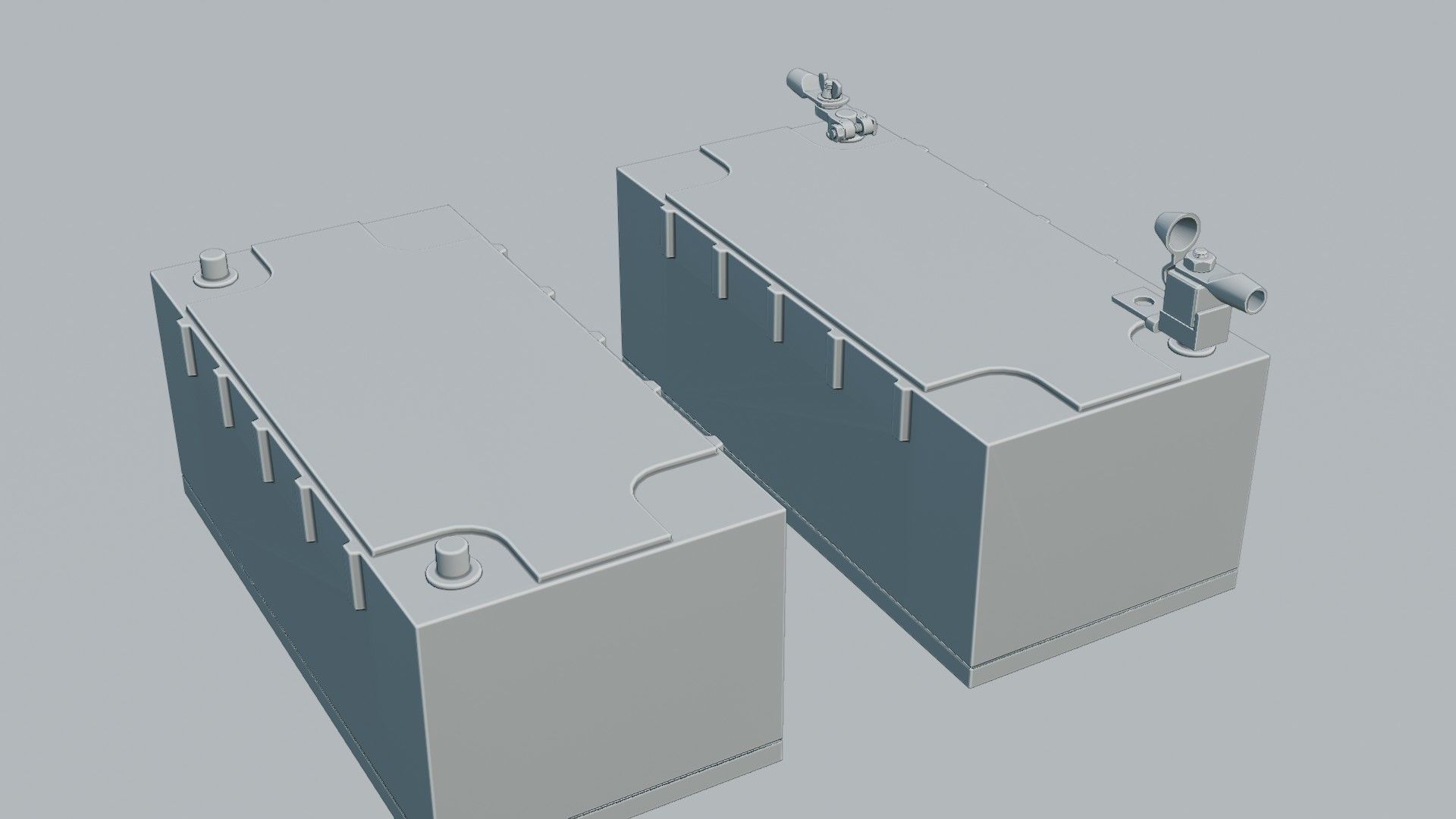 Victron Smart Battery Low-poly 3D model_6