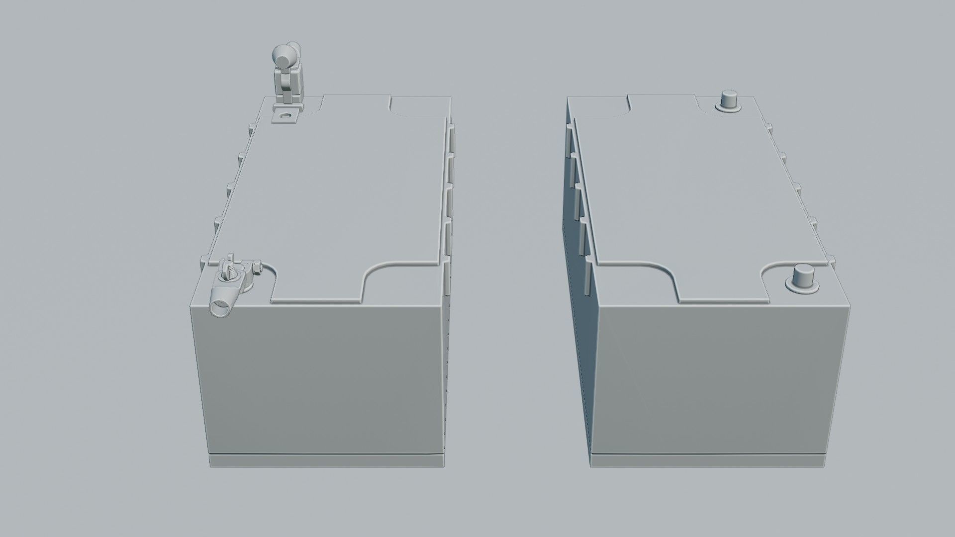 Victron Smart Battery Low-poly 3D model_23