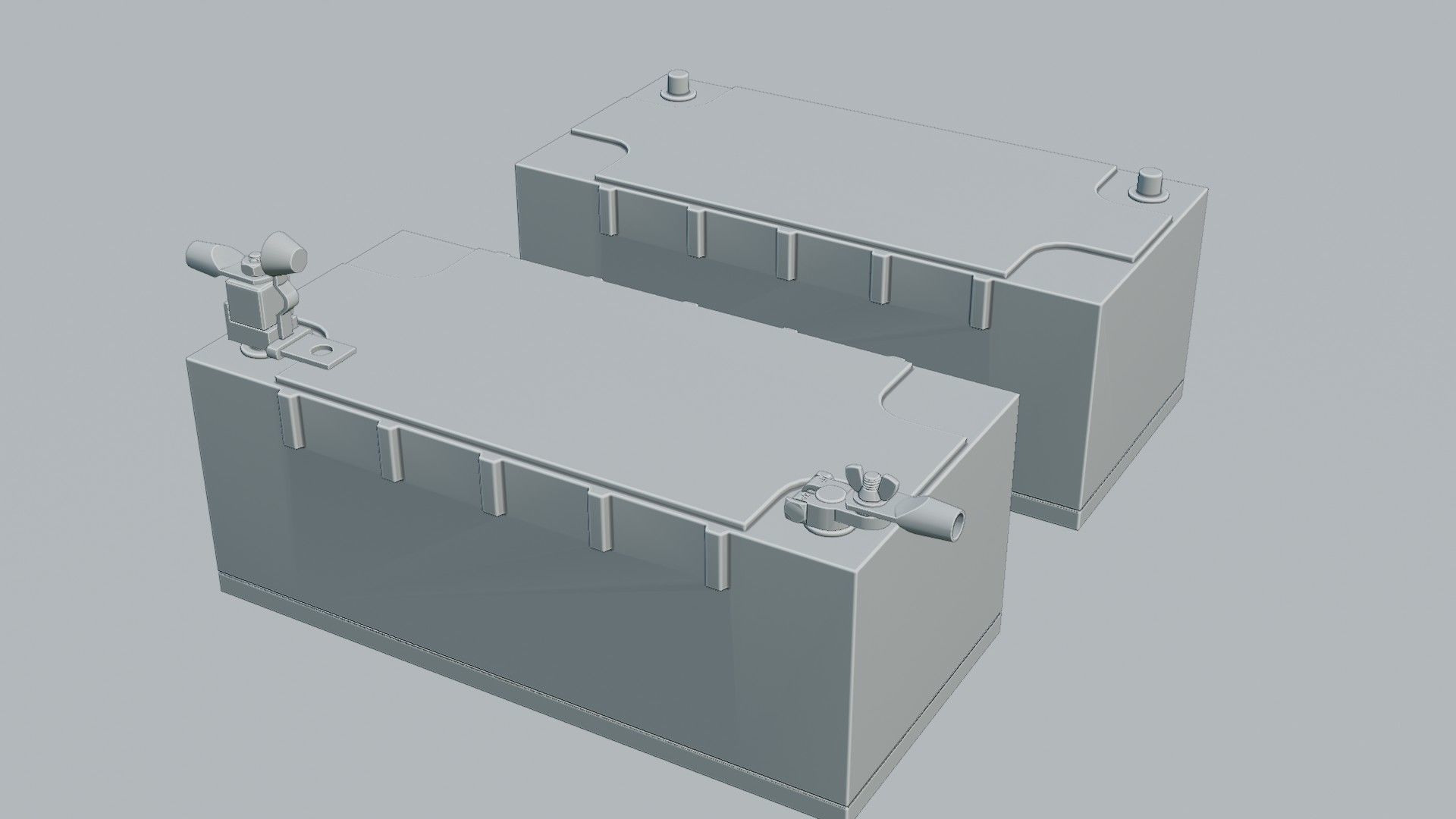 Victron Smart Battery Low-poly 3D model_14