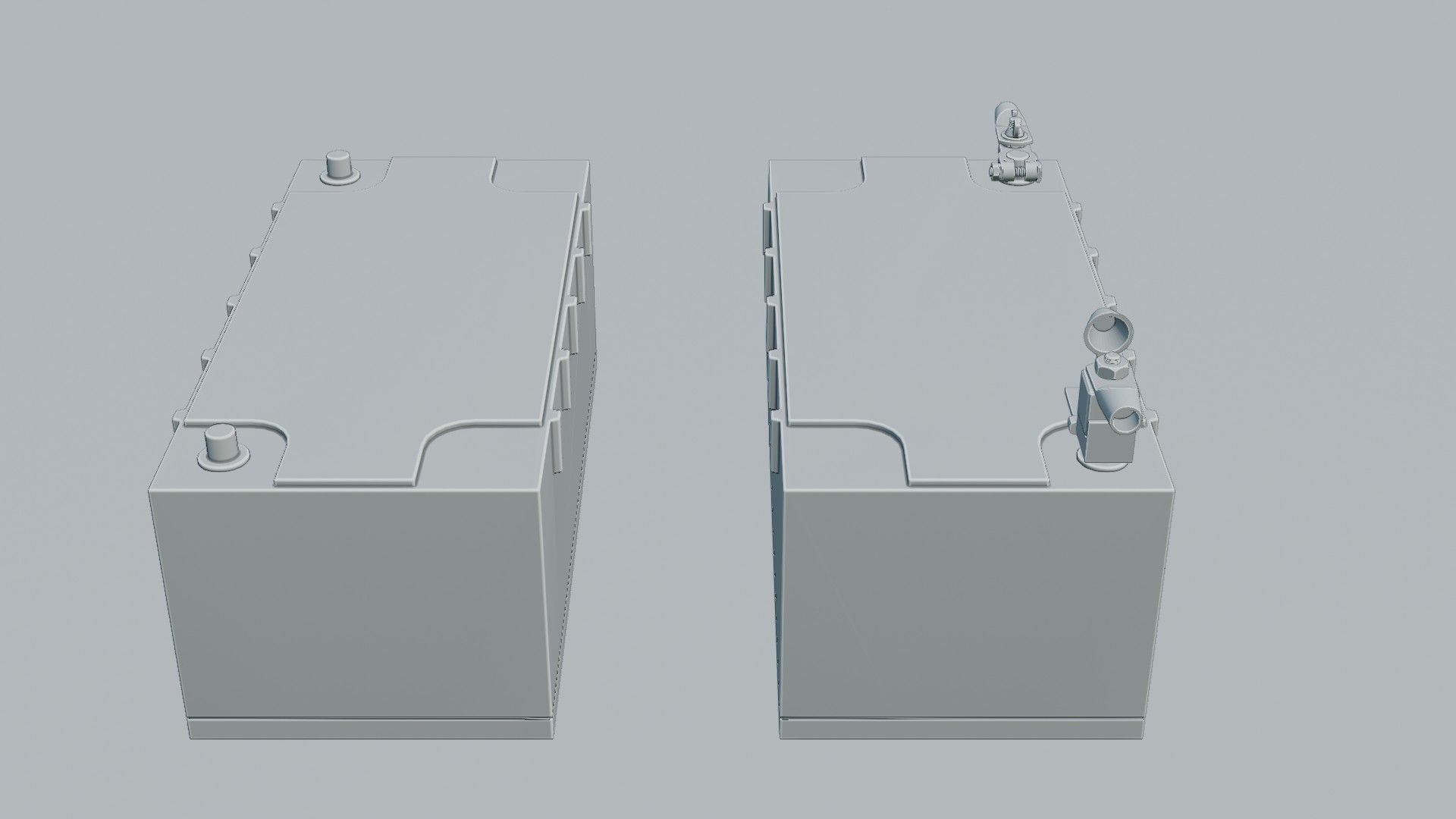 Victron Smart Battery Low-poly 3D model_7