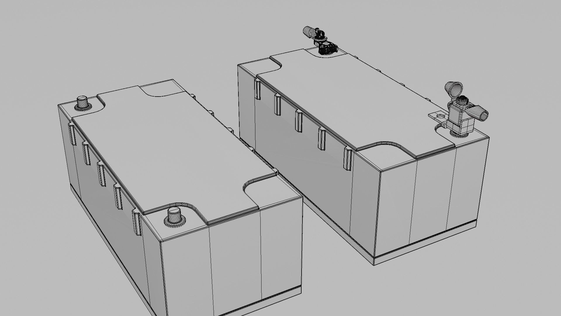 Victron Smart Battery Low-poly 3D model_21