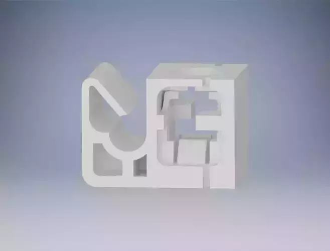 Mitsubishi Lancer MR129462 Brake Fluid Line Clip  3D print model