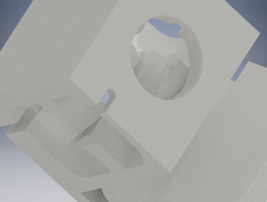 Mitsubishi Lancer MR129462 Brake Fluid Line Clip  3D print model_14