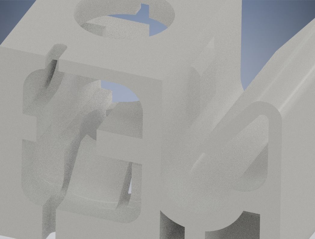 Mitsubishi Lancer MR129462 Brake Fluid Line Clip  3D print model_13