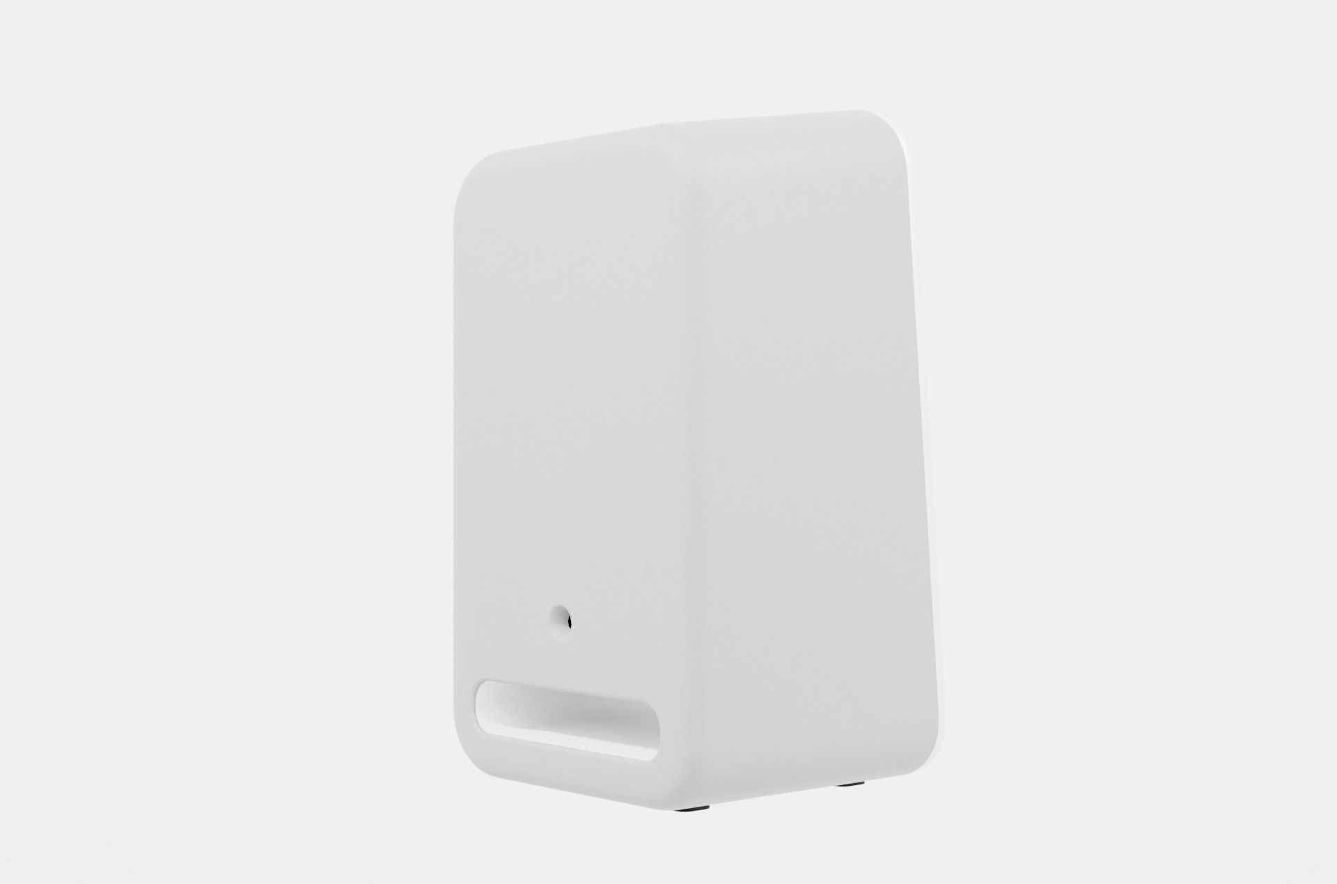 Speaker PC Logitech White 3D model_5