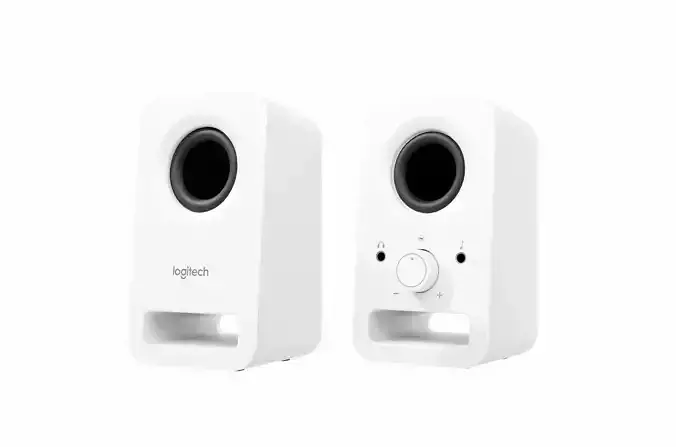Speaker PC Logitech White 3D model Speaker PC Logitech White 3D model