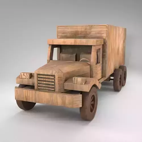 Wood Toy Truck 2