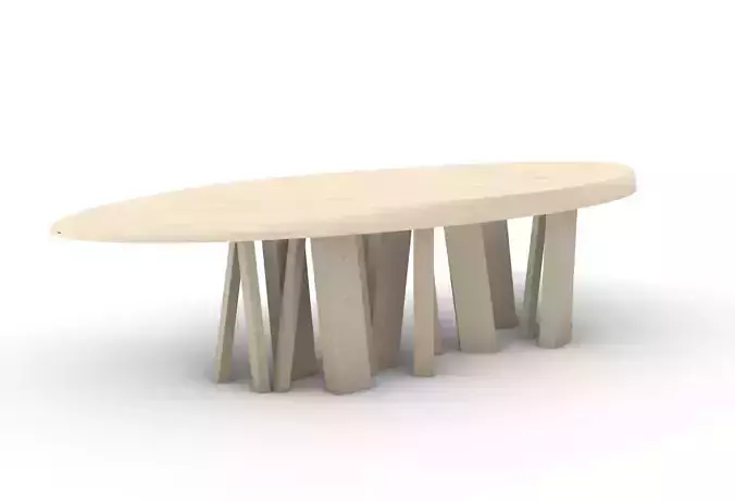 Rustic Birch Table