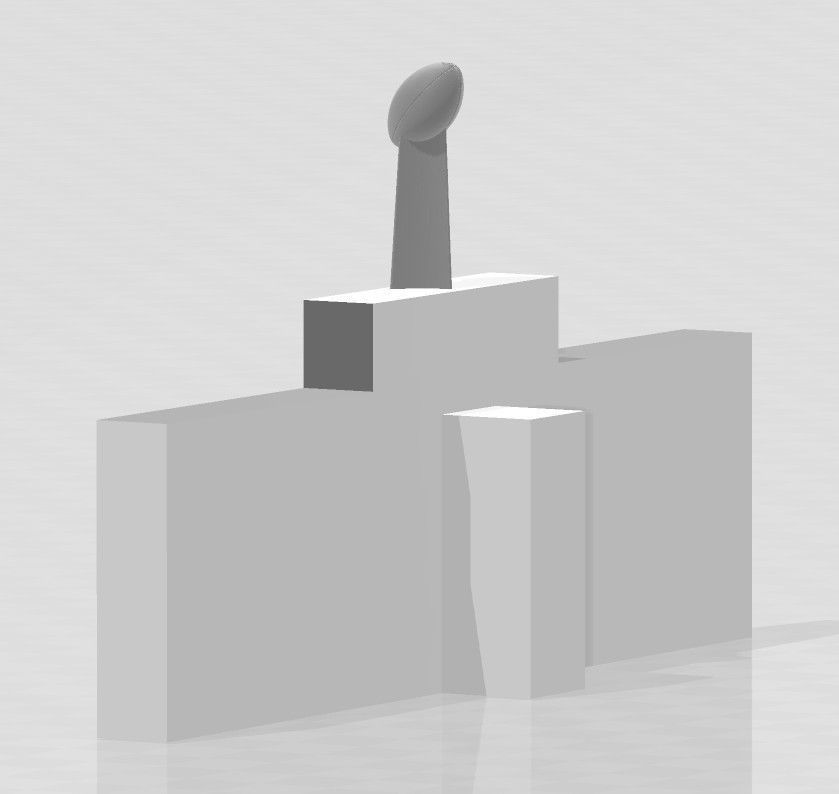 SuperBowl 1 - Kansas City Chiefs x Green Bay Packers 3D print model_5