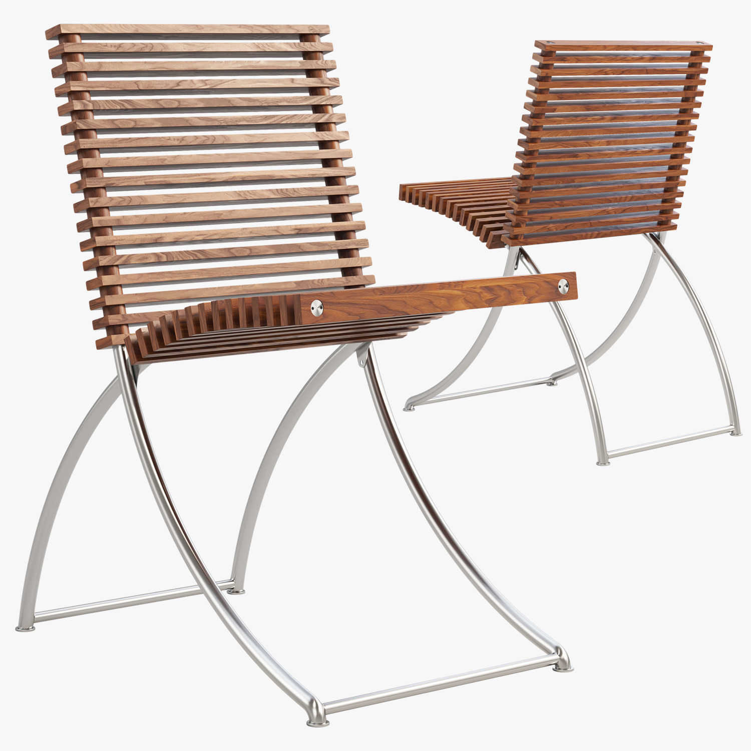 Beltempo Tropical dinner chair 3D model_1