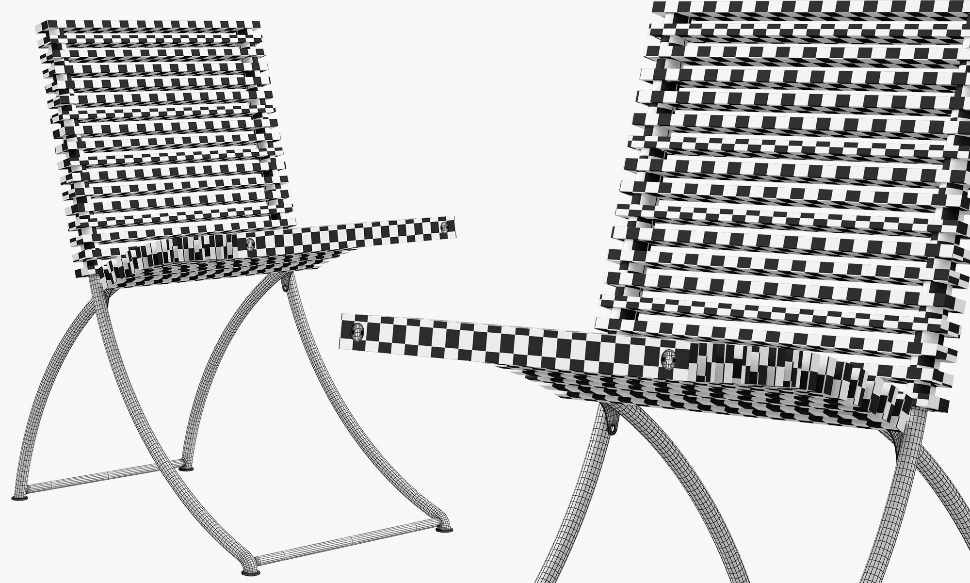 Beltempo Tropical dinner chair 3D model_8