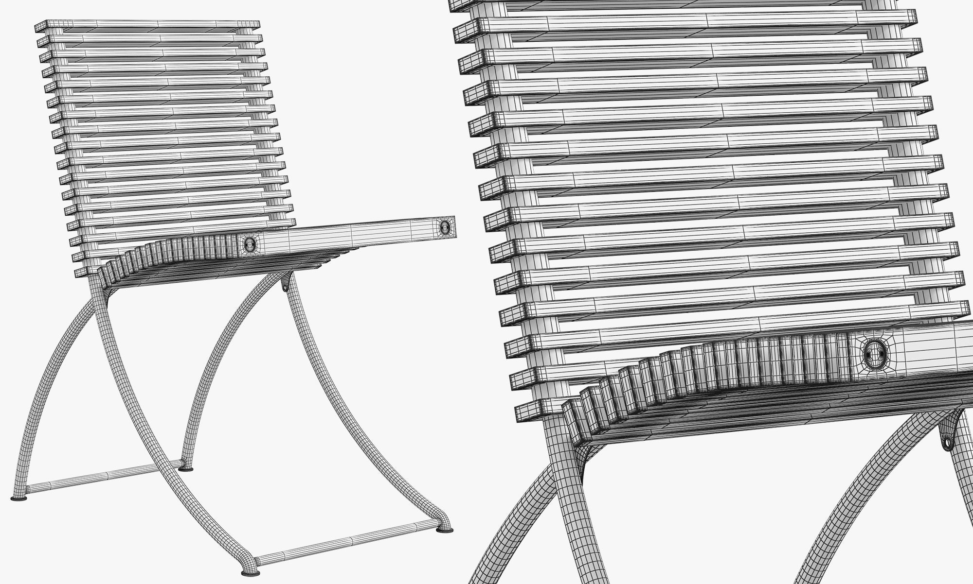Beltempo Tropical dinner chair 3D model_7