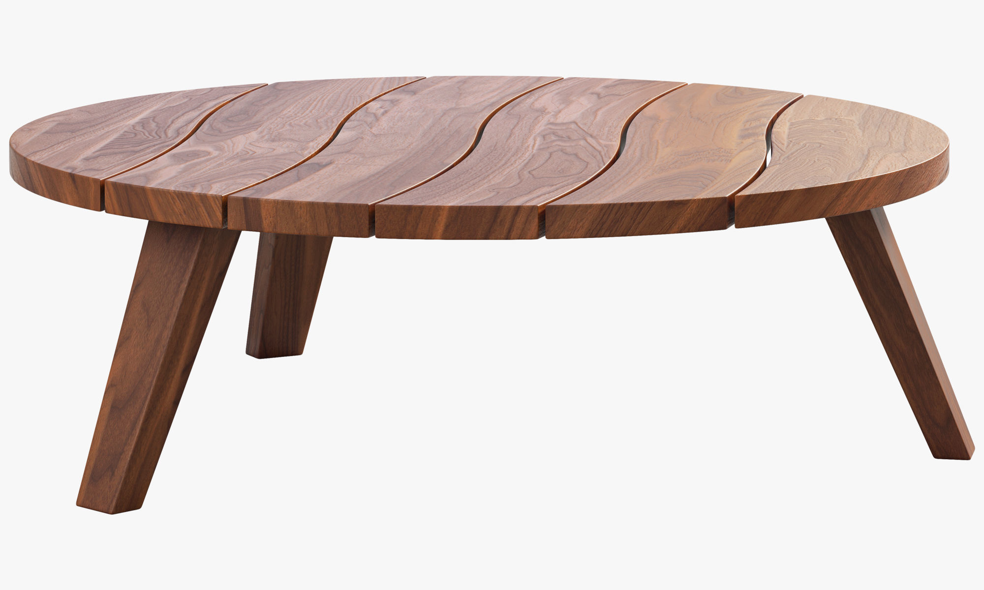 Beltempo Sand bank round coffee table 3D model_4
