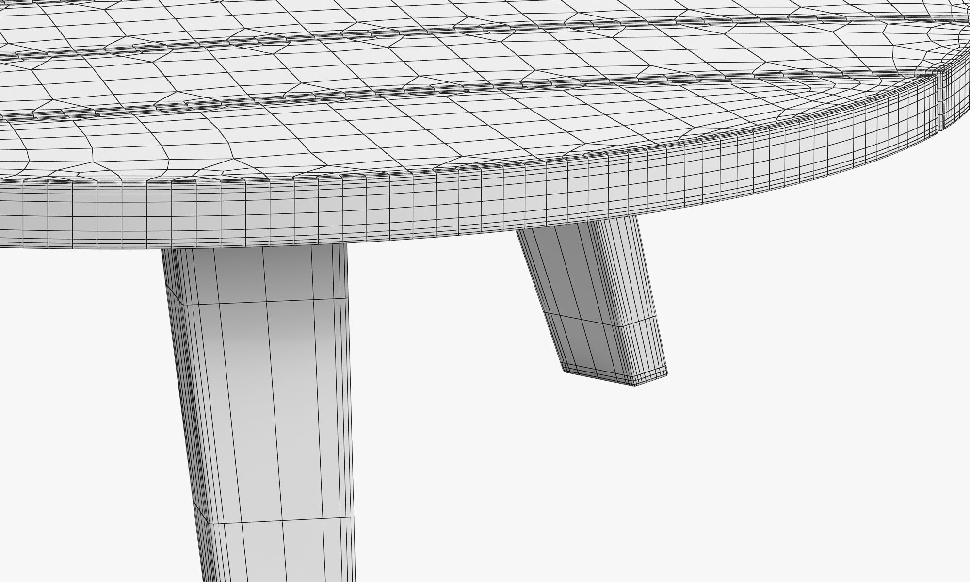 Beltempo Sand bank round coffee table 3D model_9