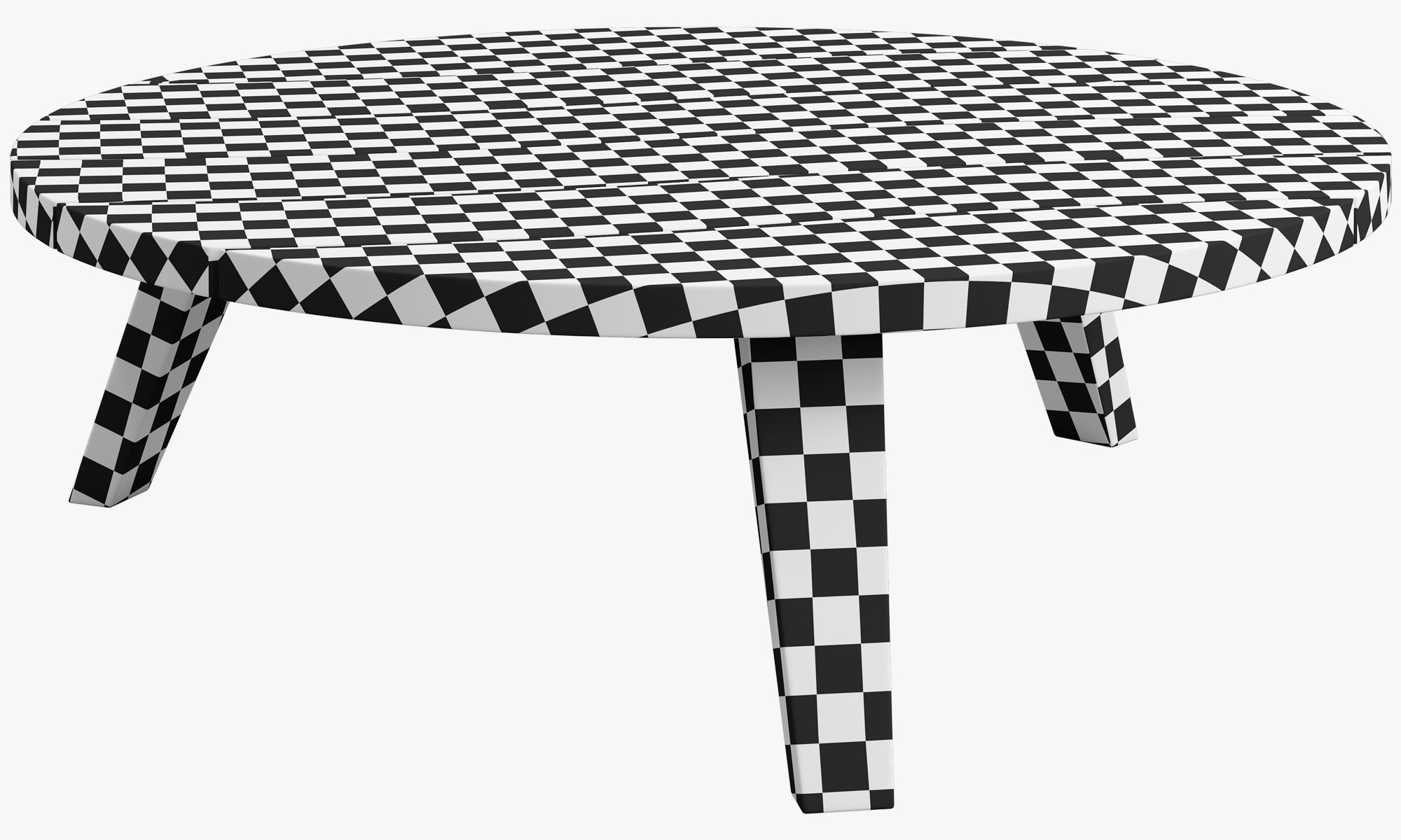 Beltempo Sand bank round coffee table 3D model_11