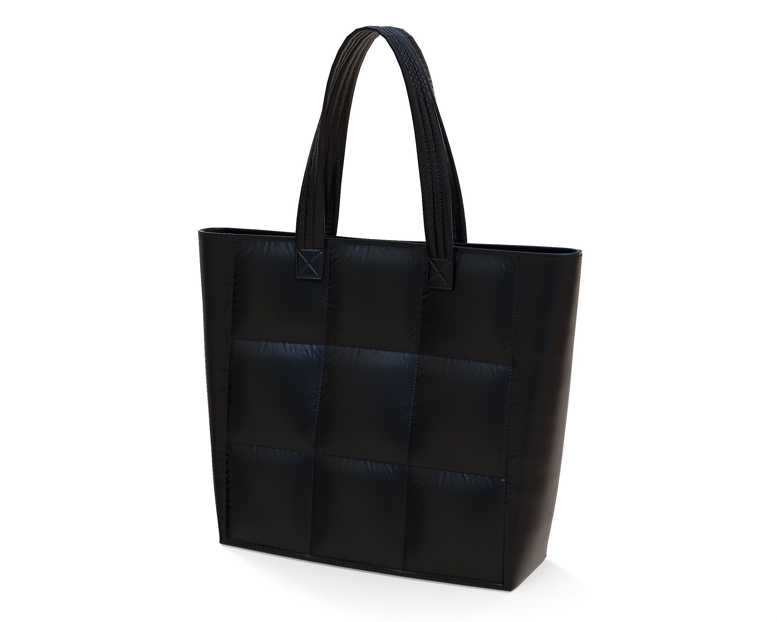 UGG Ellory Puff Tote Bag Low-poly 3D model_8