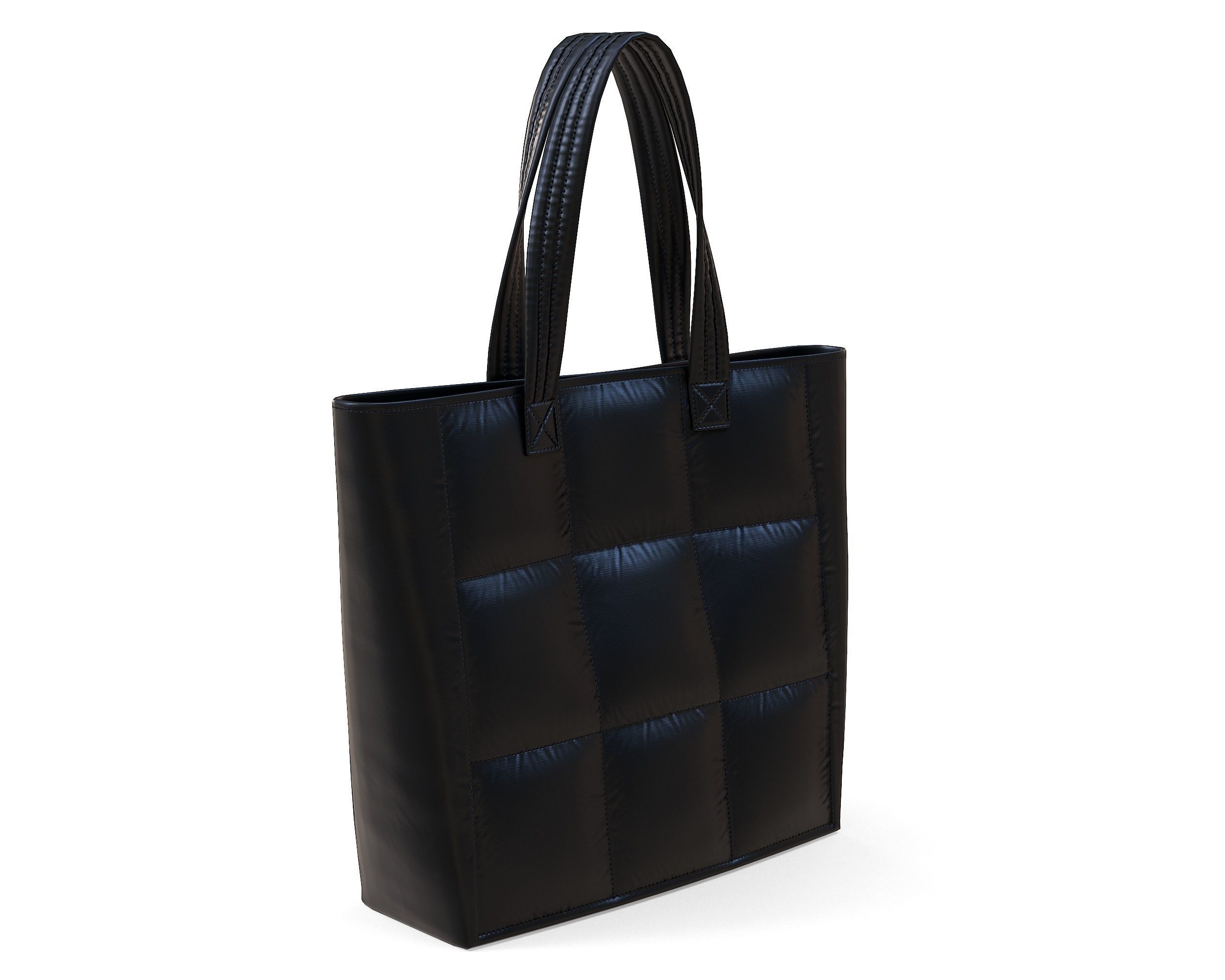 UGG Ellory Puff Tote Bag Low-poly 3D model_9