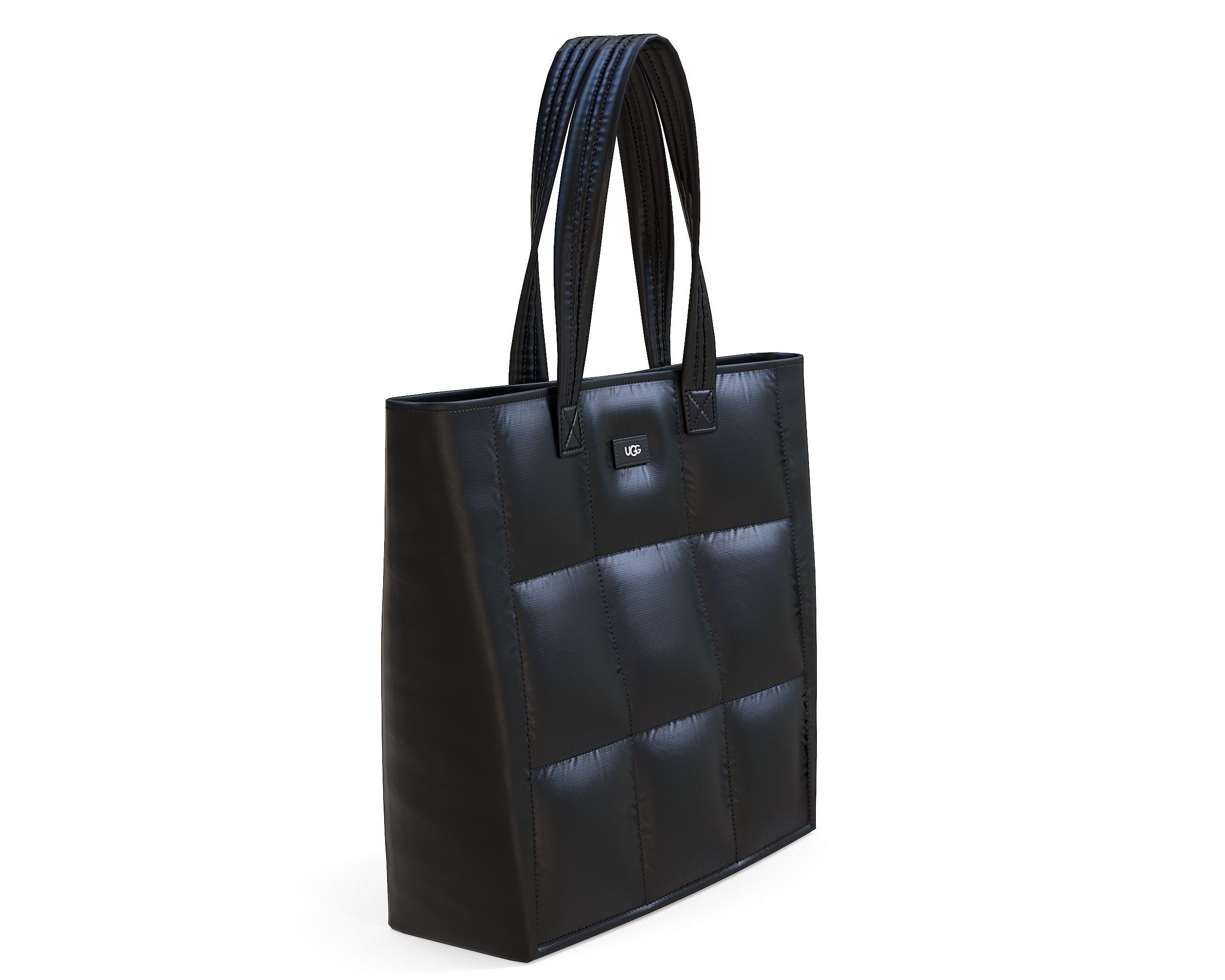 UGG Ellory Puff Tote Bag Low-poly 3D model_4