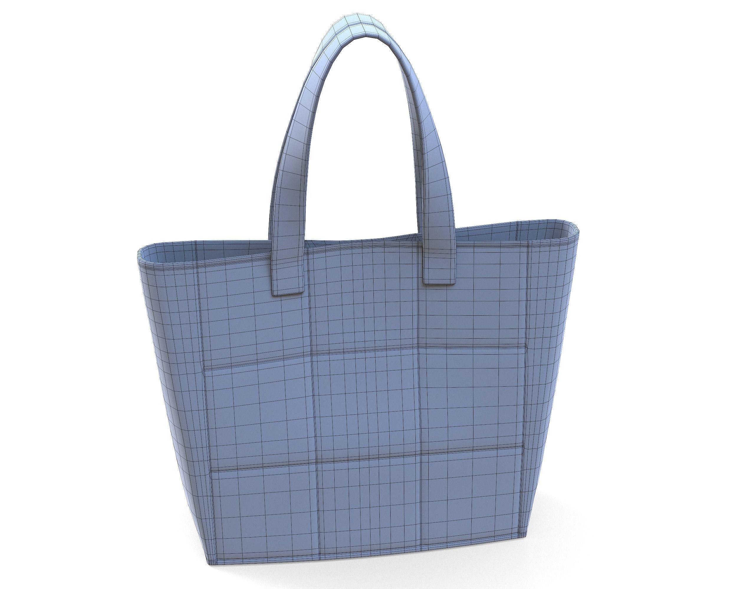 UGG Ellory Puff Tote Bag Low-poly 3D model_14