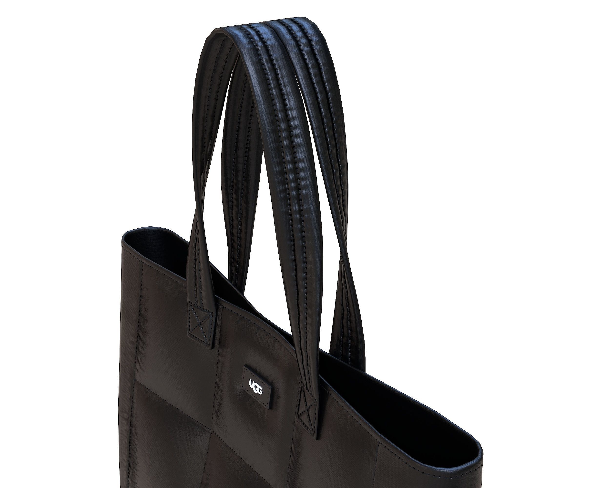 UGG Ellory Puff Tote Bag Low-poly 3D model_11