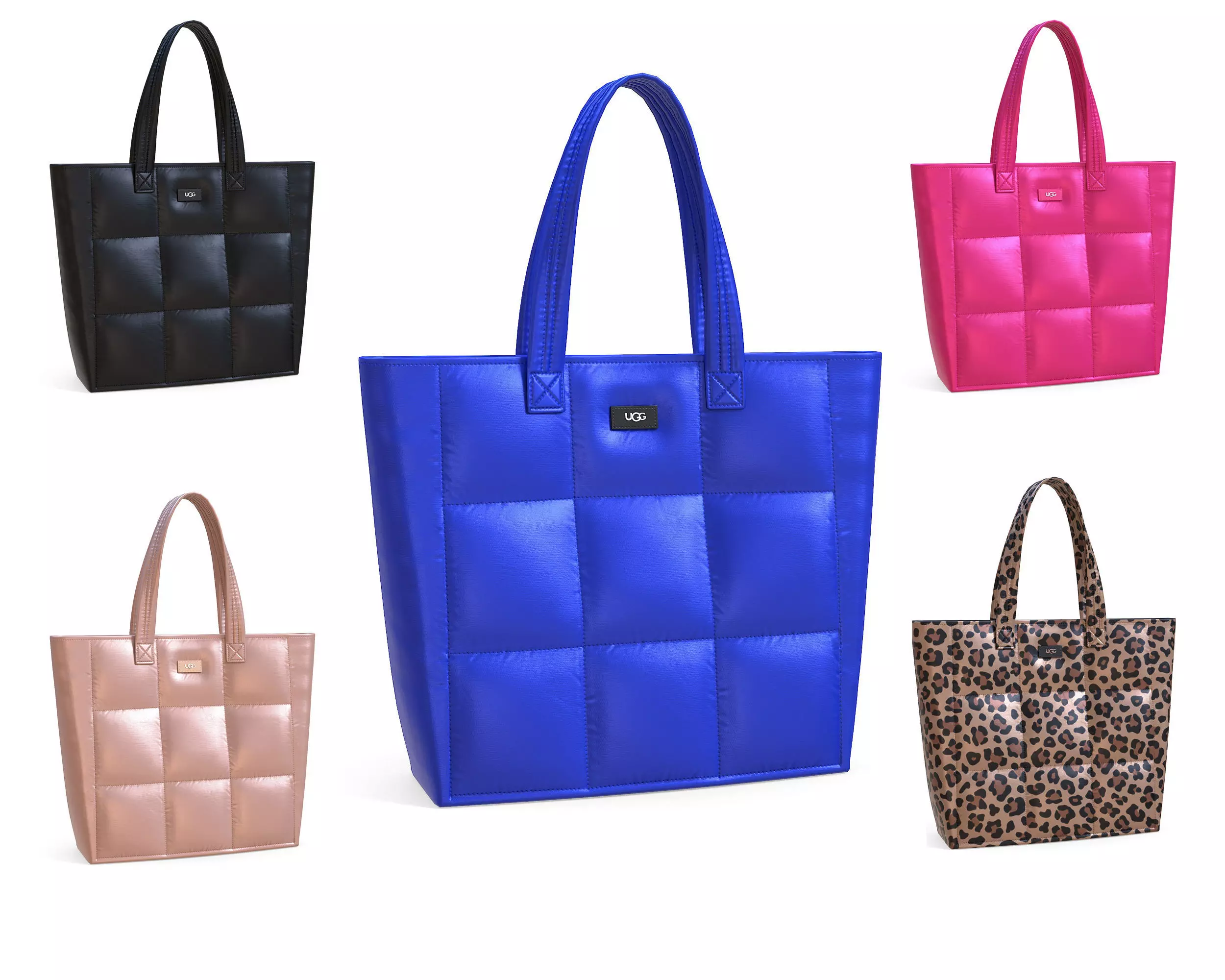 UGG Ellory Puff Tote Bag Low-poly 3D model_0
