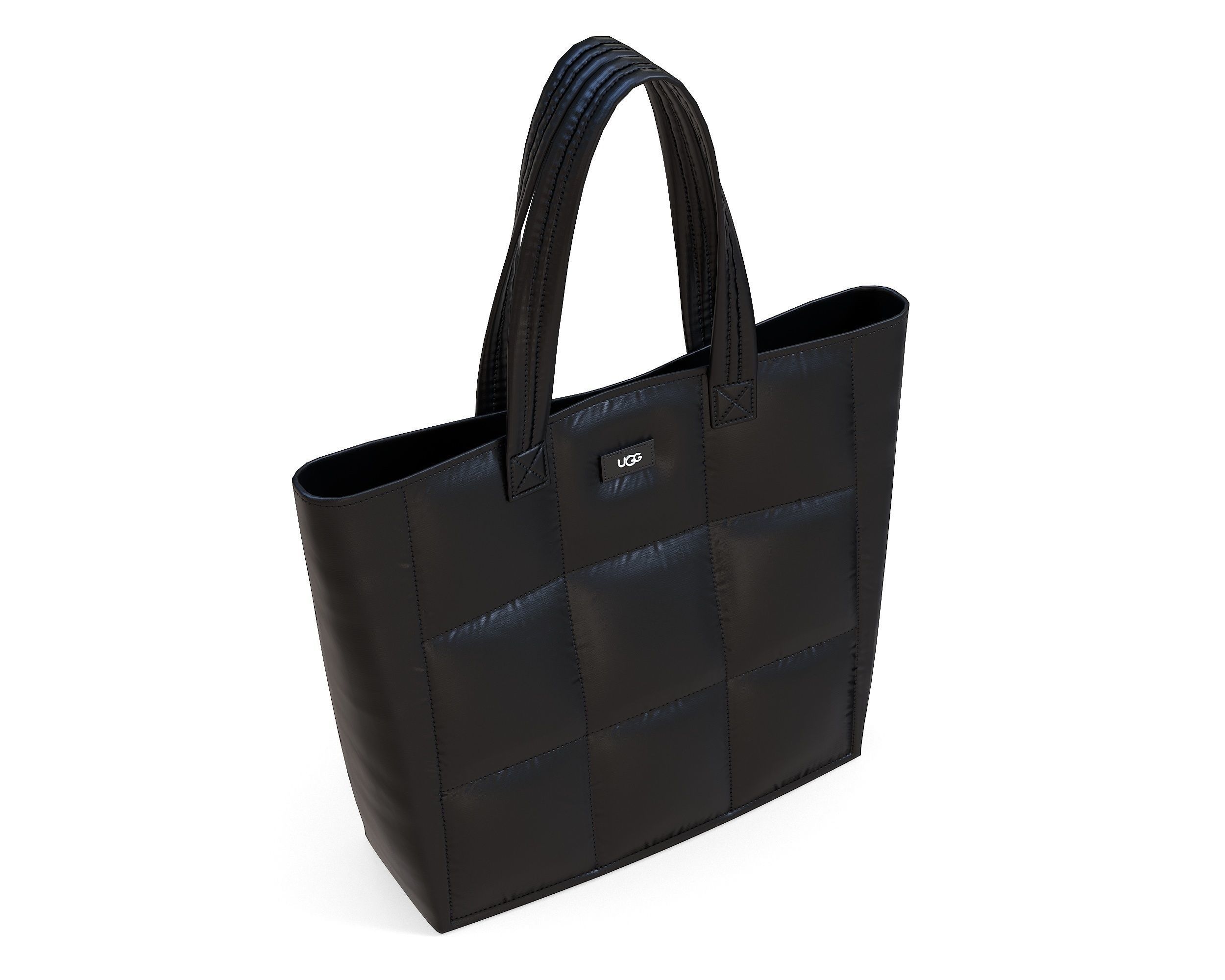 UGG Ellory Puff Tote Bag Low-poly 3D model_10