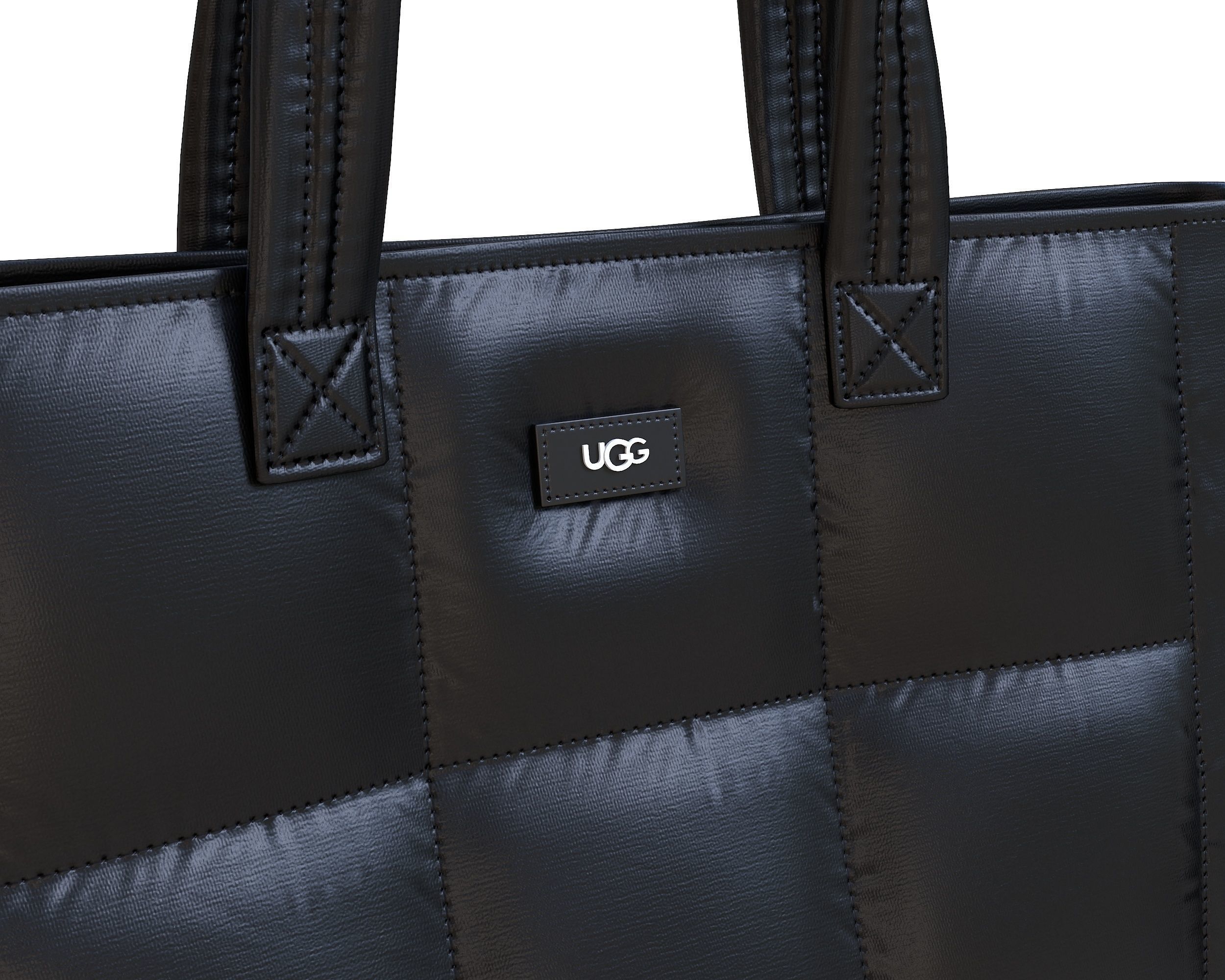 UGG Ellory Puff Tote Bag Low-poly 3D model_5