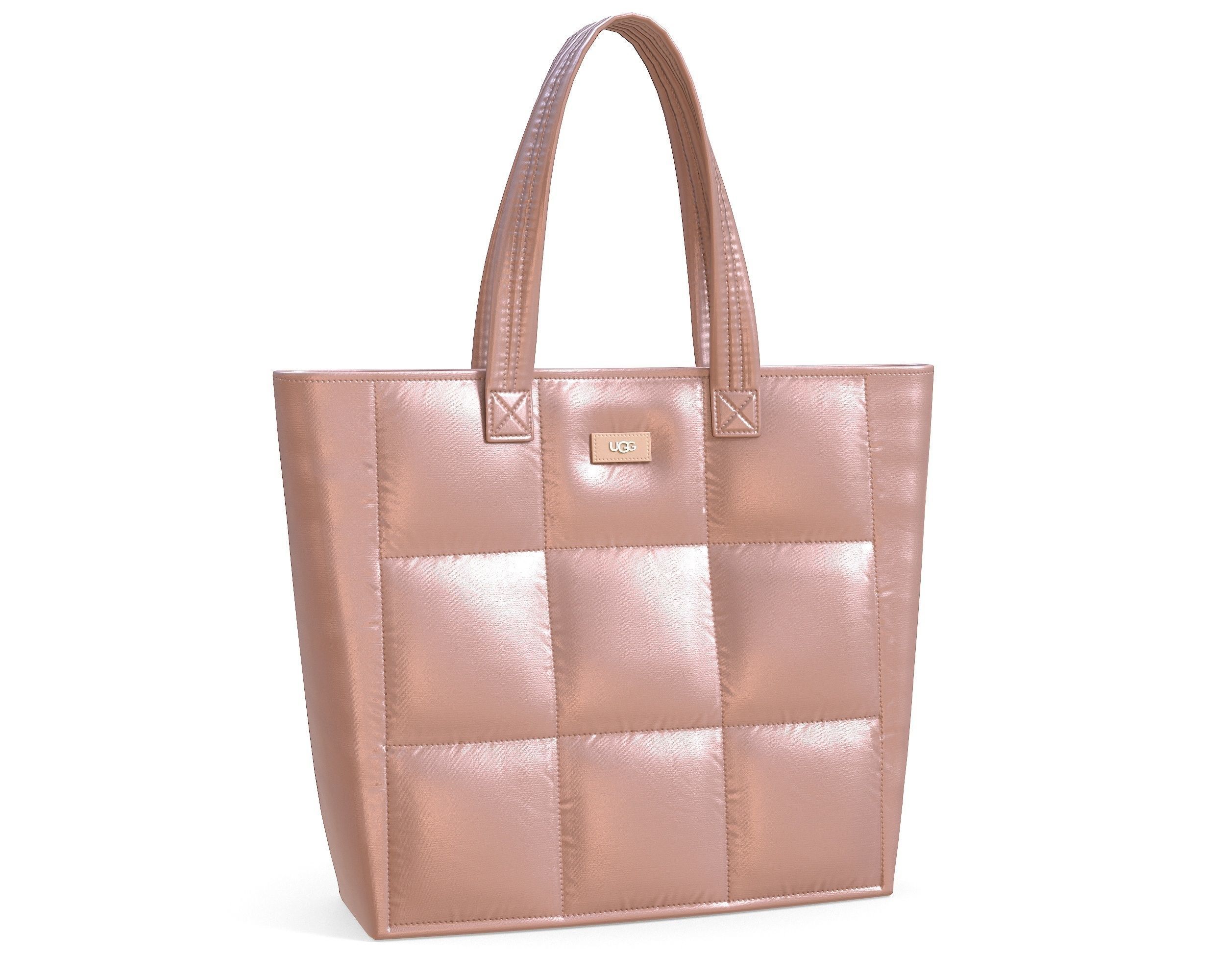 UGG Ellory Puff Tote Bag Low-poly 3D model_6