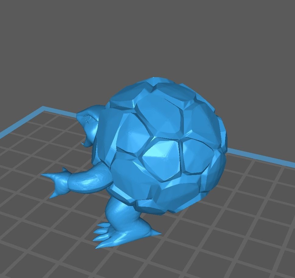 Geodude graveler and Golem pokemon 3D print model 3D print model_26