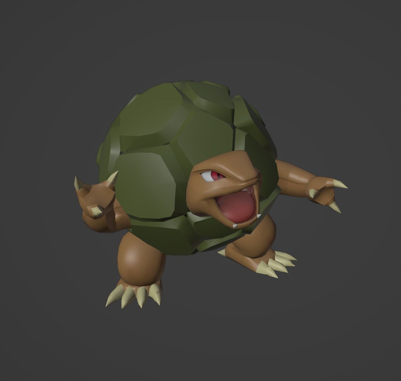 Geodude graveler and Golem pokemon 3D print model 3D print model_6