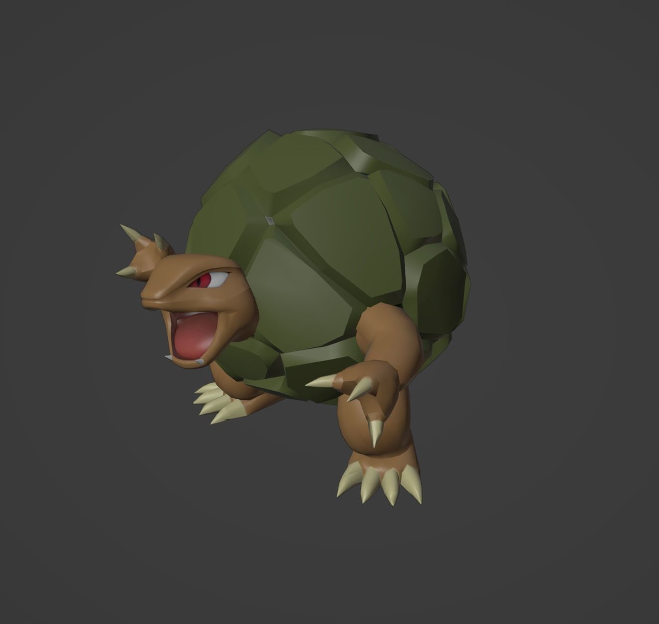 Geodude graveler and Golem pokemon 3D print model 3D print model_7