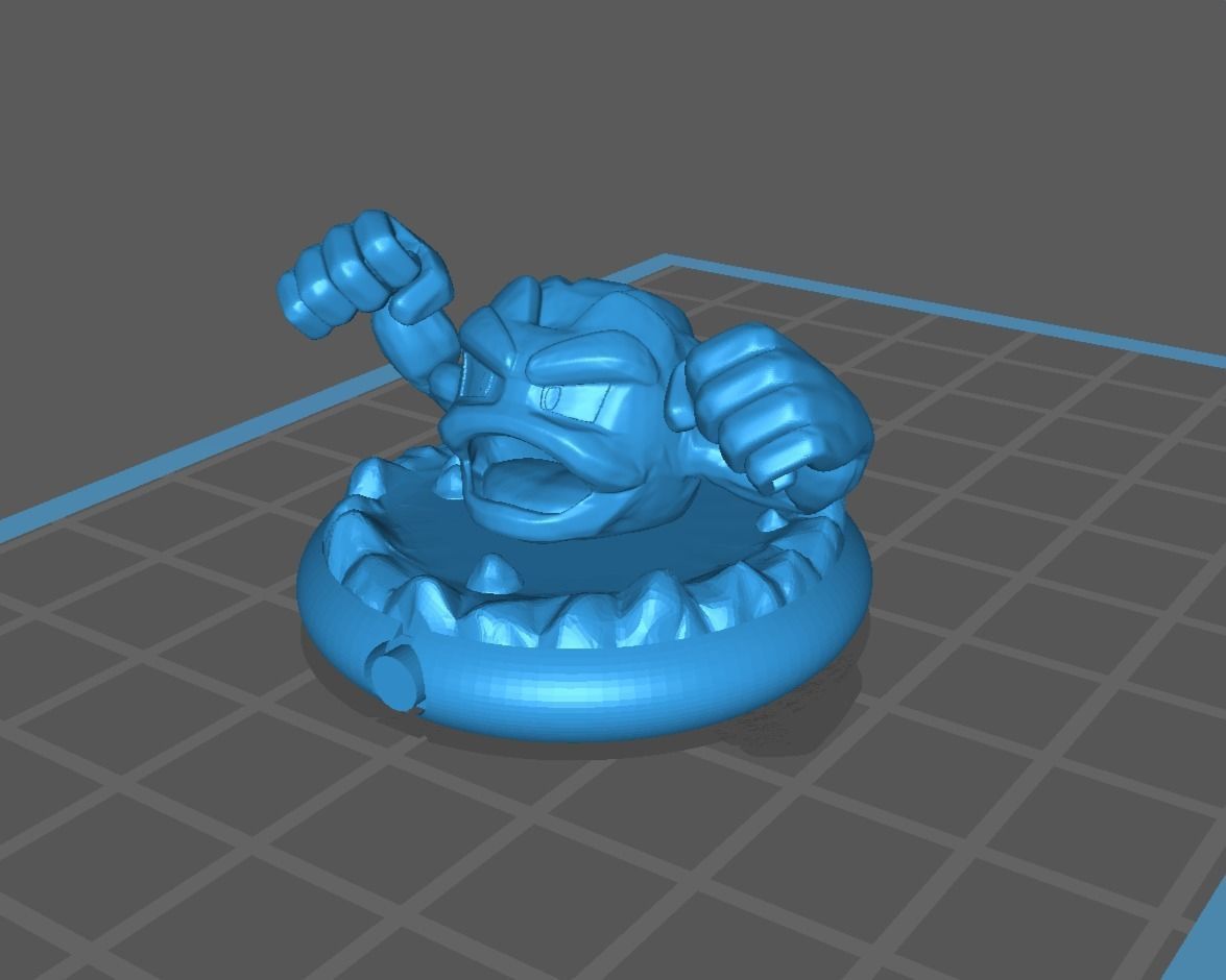 Geodude graveler and Golem pokemon 3D print model 3D print model_22
