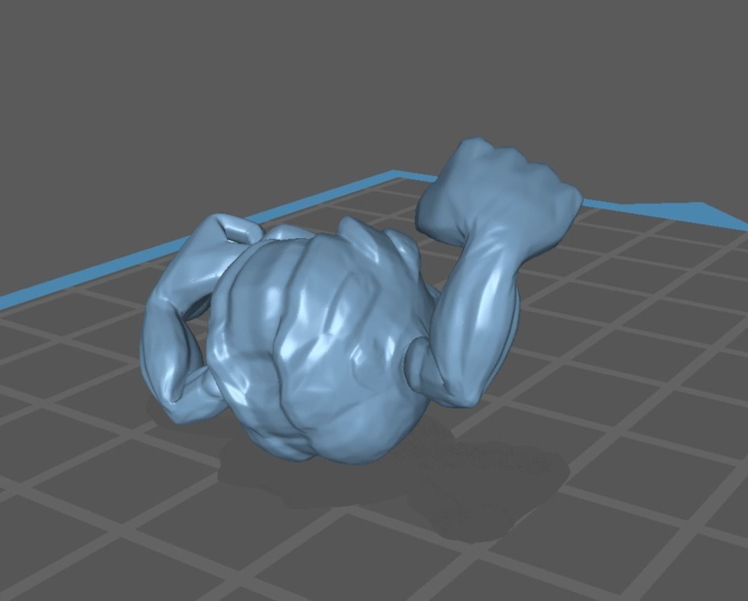 Geodude graveler and Golem pokemon 3D print model 3D print model_18
