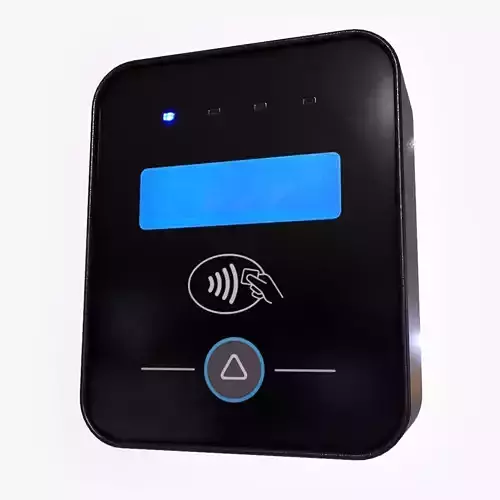 Payment Terminal Low-poly 3D model