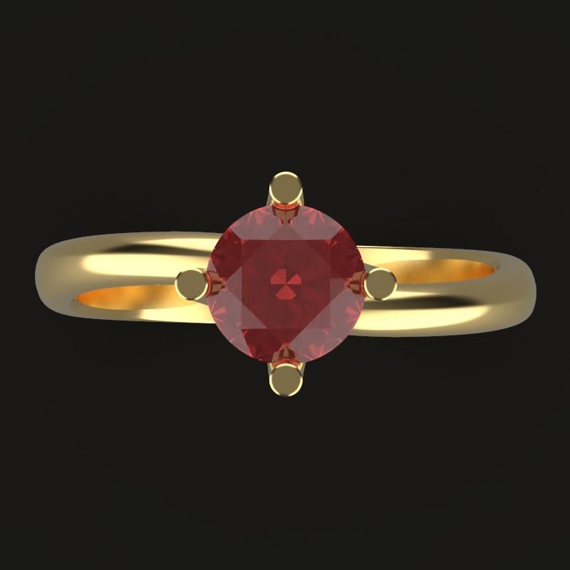 Elegant ring 3D print model_8