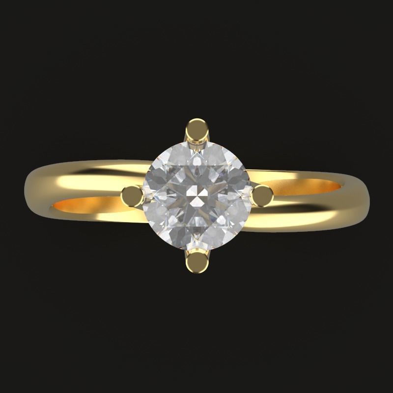 Elegant ring 3D print model_3